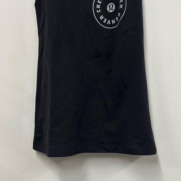 Lululemon Athletica Black Tank Top cherry creek Denver 8 - Picture 4 of 6